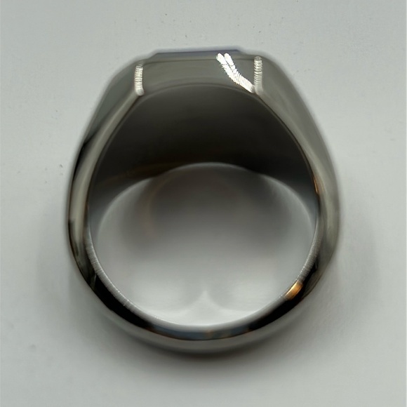 2140- Lapis Lazuli Natural Gemstone Handmade Men's Ring Size 10.5 NWT - Picture 5 of 8